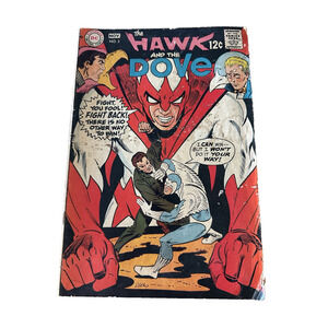 DC Comics, The Hawk and the Dove , #2 / .12 issues 1968 FAIR/GOOD VINTAGE